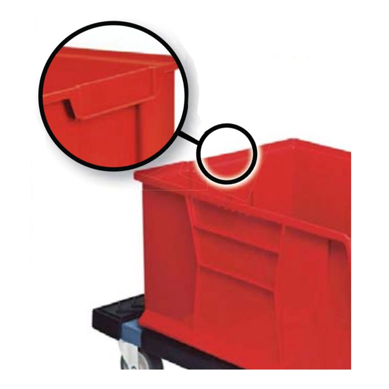 CAJA ORGANIZADORA QUS952 APILABLE 60,6X27,9X17,7 - AZUL - 2U - 4