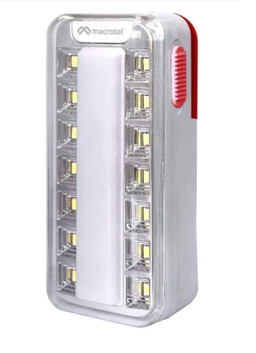 FOCO LED RECARGABLE LUZ EMERGENCIA 14 LEDS MS-2600 - 1
