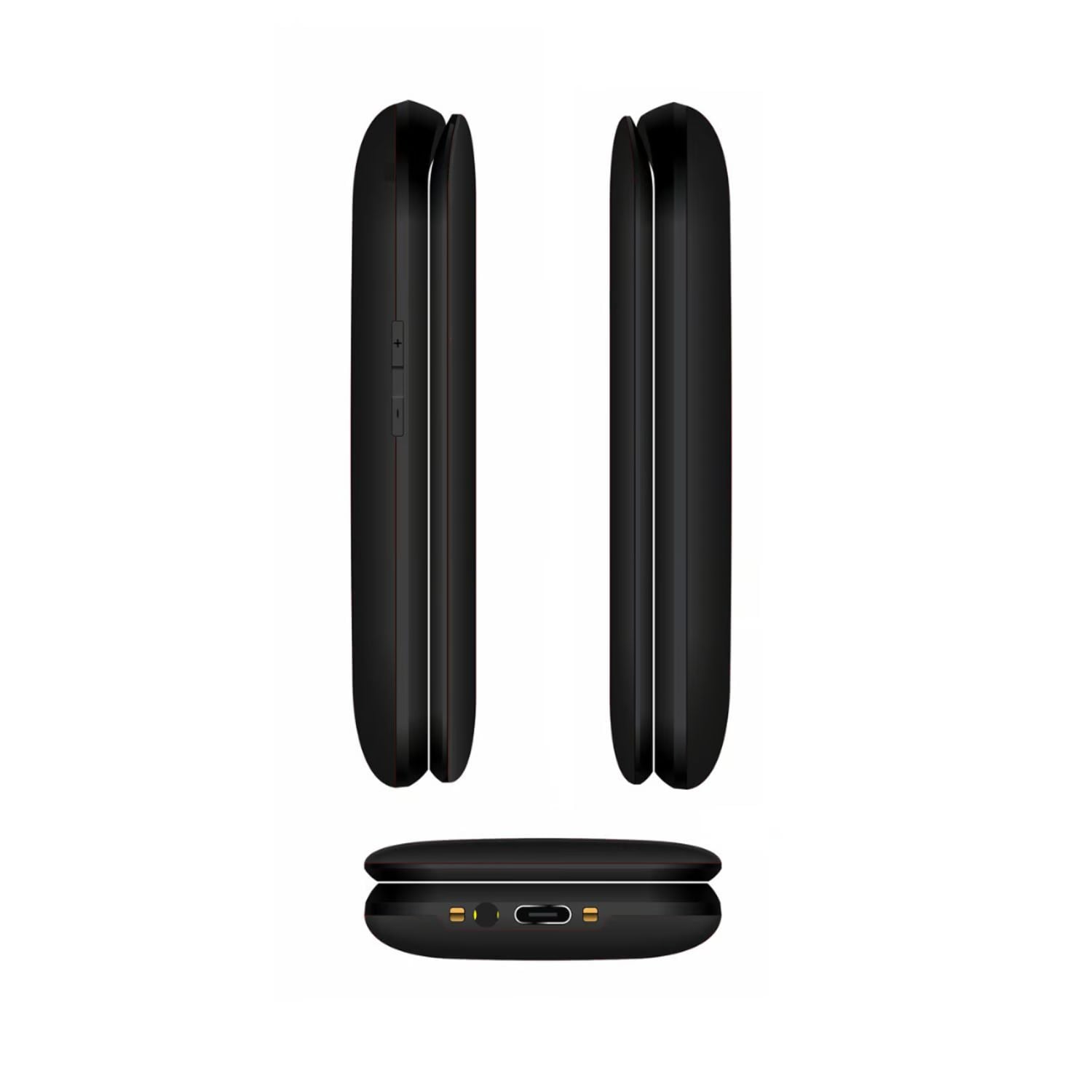 CELULAR SENIOR MLAB SHELL SOS 2G/3G/4G LTE NEGRO PANTALLA 2.8 - 4