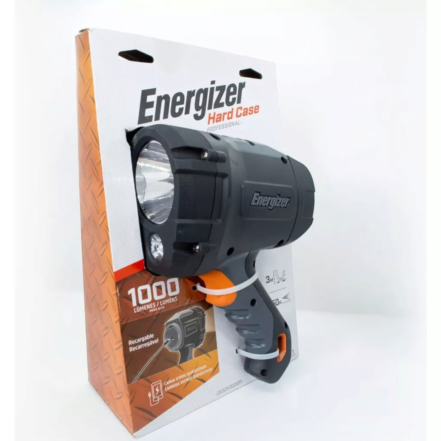 FOCO ENERGIZER HARD CASE RECARGABLE 1000 LUMENS - 1