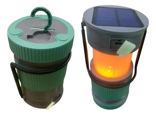 LINTERNA HÍBRIDA SOLAR Y RECARGABLE PARA CAMPING IPX4 - 2