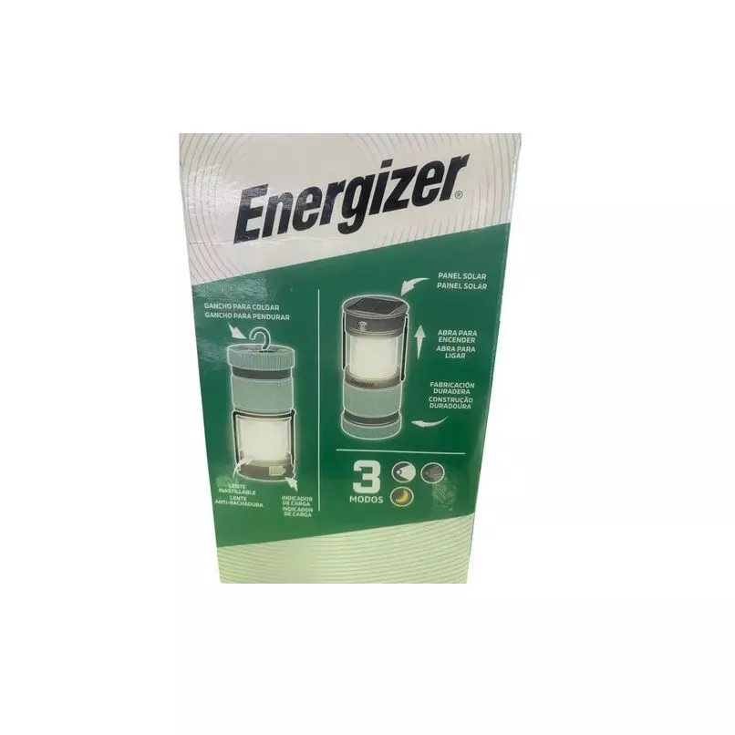 LINTERNA HÍBRIDA SOLAR Y RECARGABLE PARA CAMPING IPX4 - 4