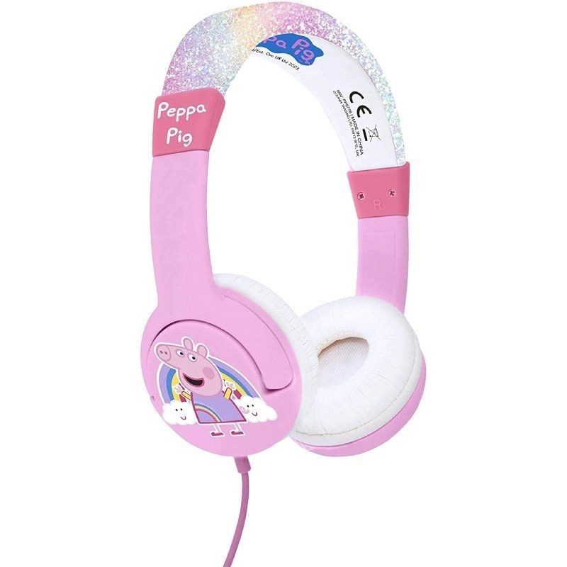 AUDÍFONOS OTL TECHNOLOGIES INFANTILES PEPA PIG LIMITADOS VOLUMEN ROSADO - 2