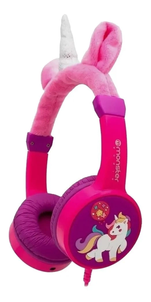AUDÍFONOS MONSTER AUDIO UNICORNIO ROSADO - 2