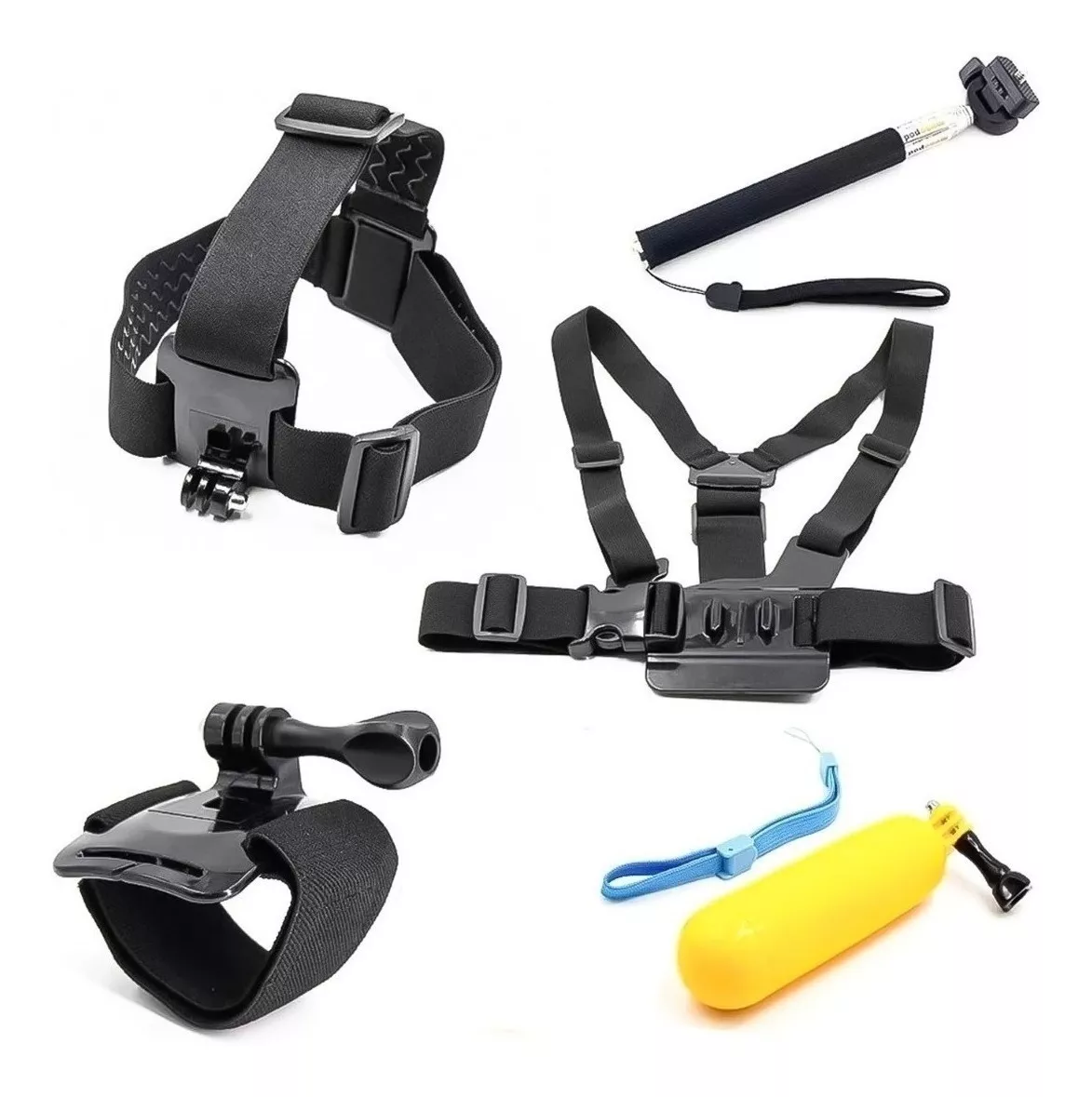 KIT MALETA GOPRO ACCESORIOS DE CAMARA DEPORTIVA 28 PIEZAS - 4