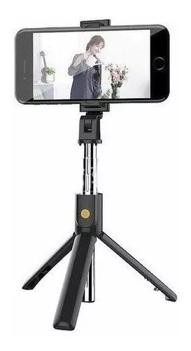 BASTON SELFIES BLUETOOTH 2 EN 1 TRIPODE K07 SOPORTE PLEGABLE - 4