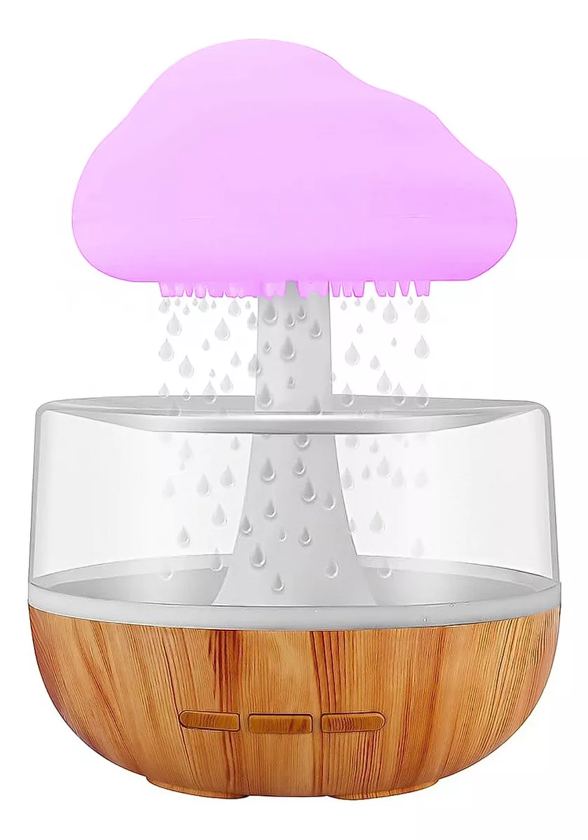 HUMIDIFICADOR NUBE LLUVIA AIRE DIFUSOR 280ML AROMATERAPIA - 1
