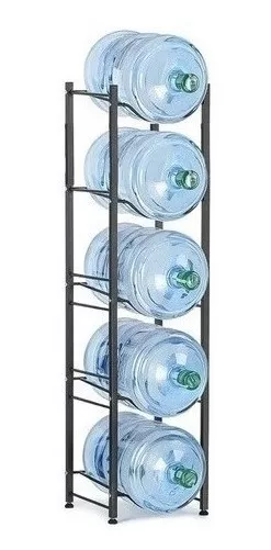 ESTANTE ORGANIZADOR RACK 5 BOTELLONES BIDONES AGUA 20LTS - 1