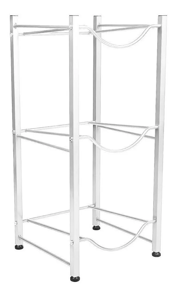 ESTANTE ORGANIZADOR RACK 3 BOTELLONES BIDONES AGUA 20LTS - 3