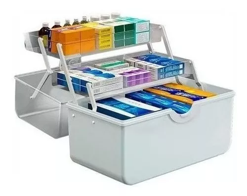 CAJA ORGANIZADORA PLASTICA MULTIUSO COMPARTIMIENTOS GRANDE - 1