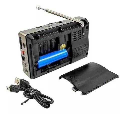 RADIO RECARGABLE MP3 USB 8 BANDAS EPE FP-1525U - 3