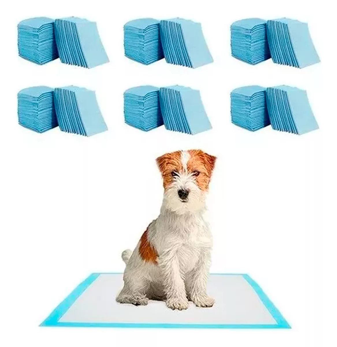 120 PAÑALES TIPO SABANILLAS MASCOTAS PERROS Y GATOS 60X60CM - 3