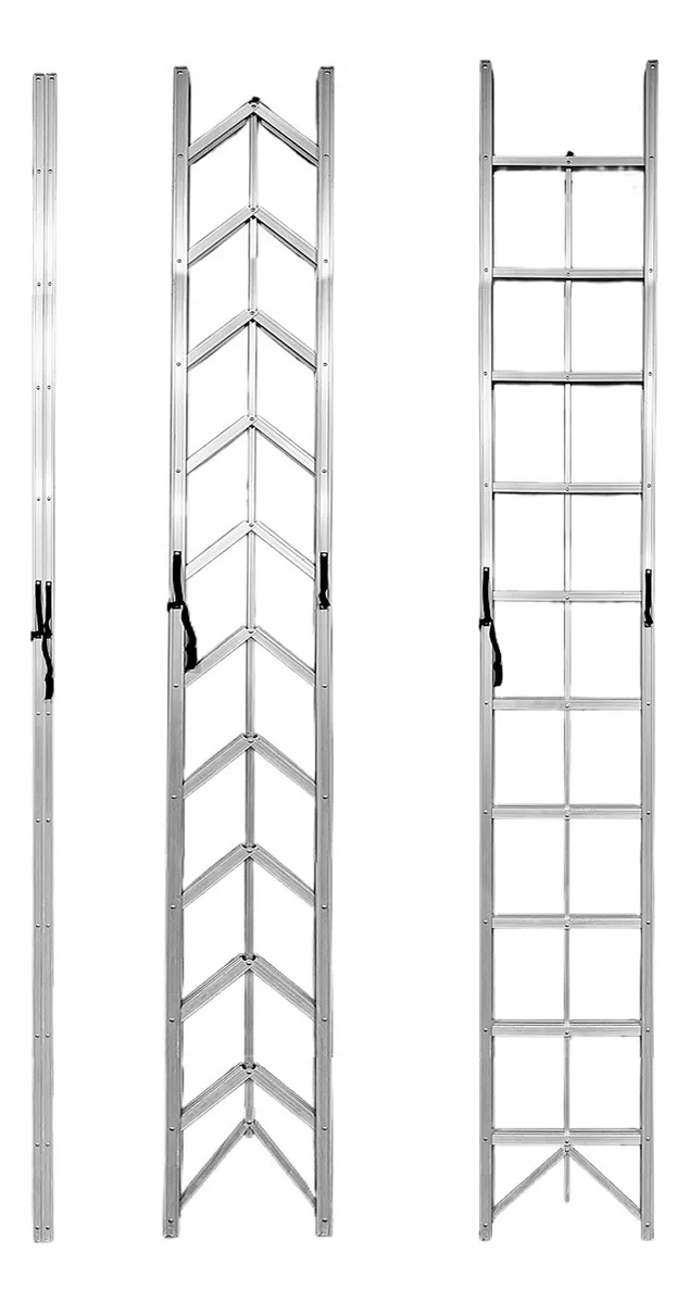 ESCALERA MAGICA PLEGABLE SLIM 10 ESCALONES FOLD A STEP 3.3M - 1