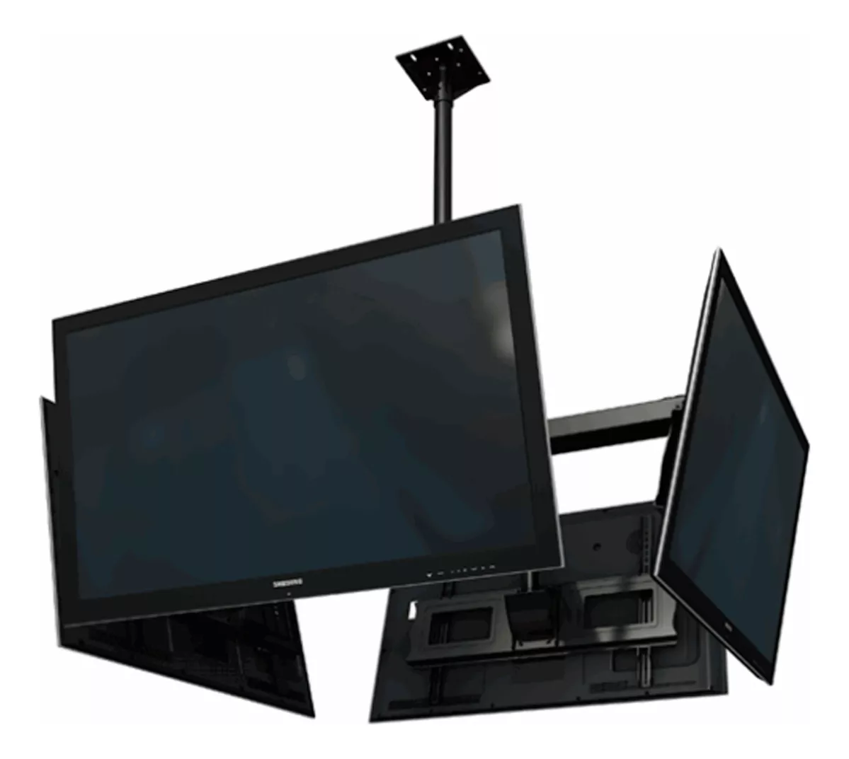 SOPORTE DE TECHO PARA TV CUADRUPLE 32 A 70 PULG ASPOR 360° - 3