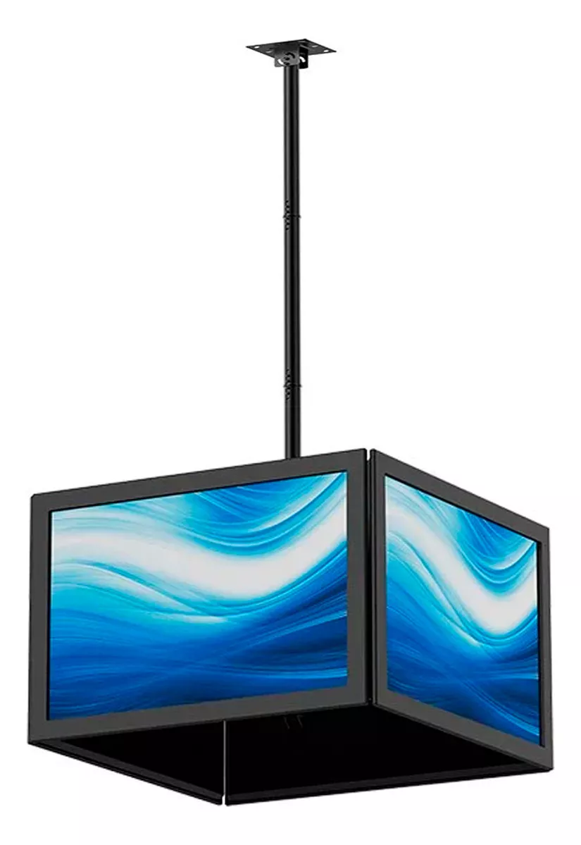 SOPORTE DE TECHO PARA TV CUADRUPLE 32 A 70 PULG ASPOR 360° - 5