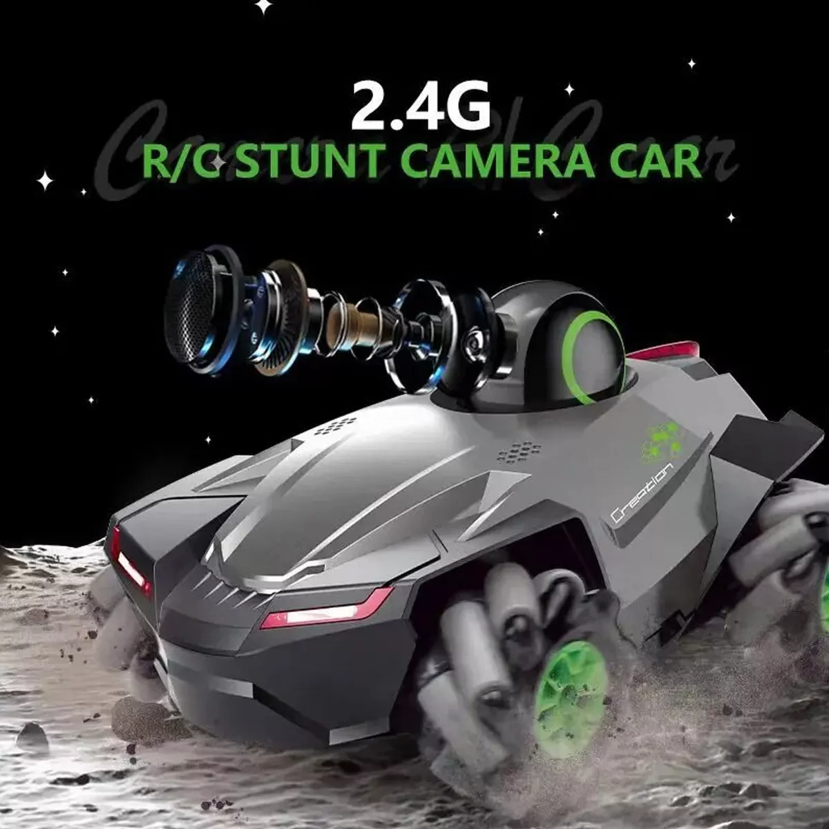 AUTO EXPLORADOR CON CAMARA A CONTROL REMOTO HD 4X4 360° WIFI - 5