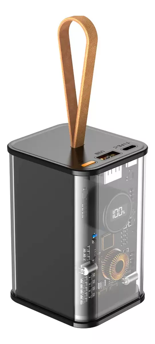 BATERIA PORTATIL 20000MAH POWERBANK GAN 65W - 1