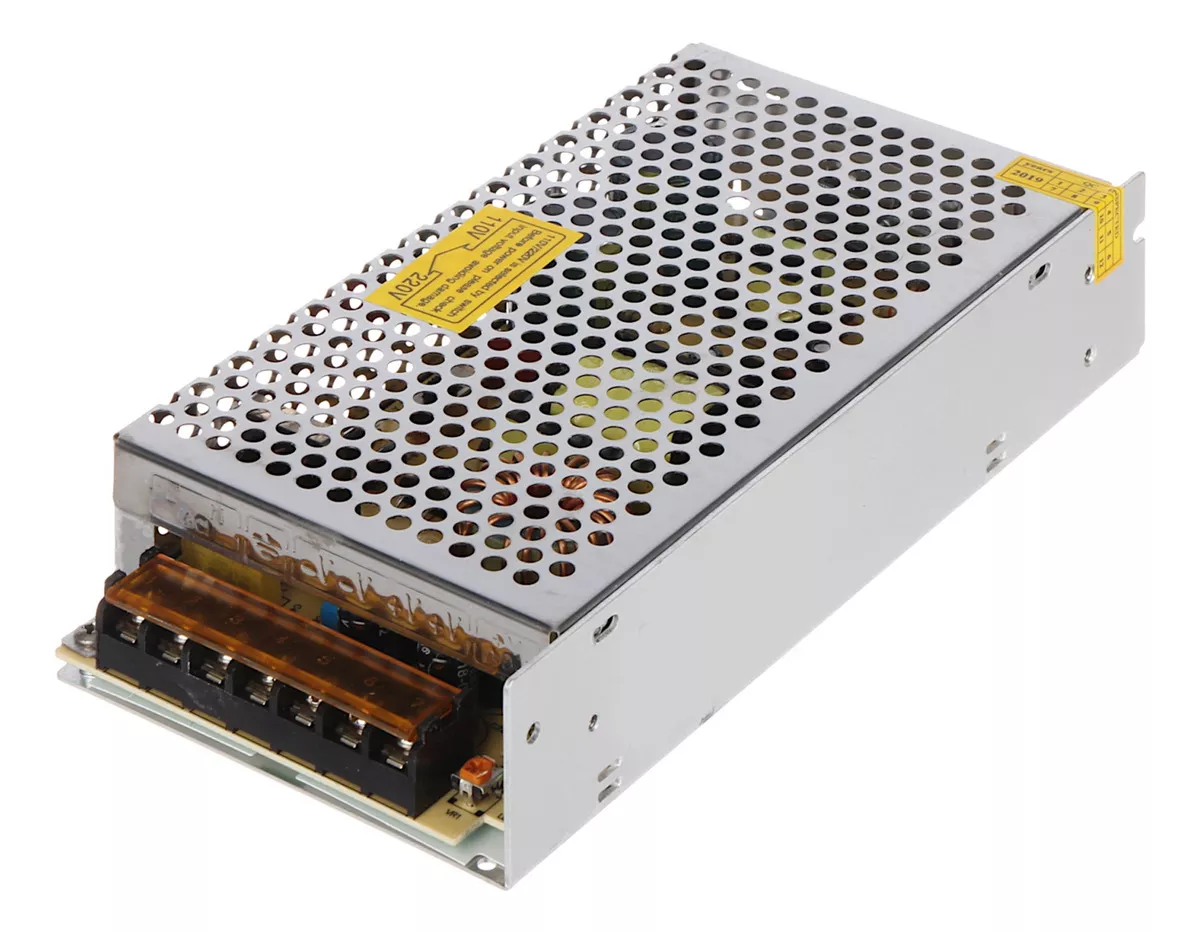 FUENTE PODER 12V 20A 240W TRANSFORMADOR 220V CAMARAS CINTA - 1