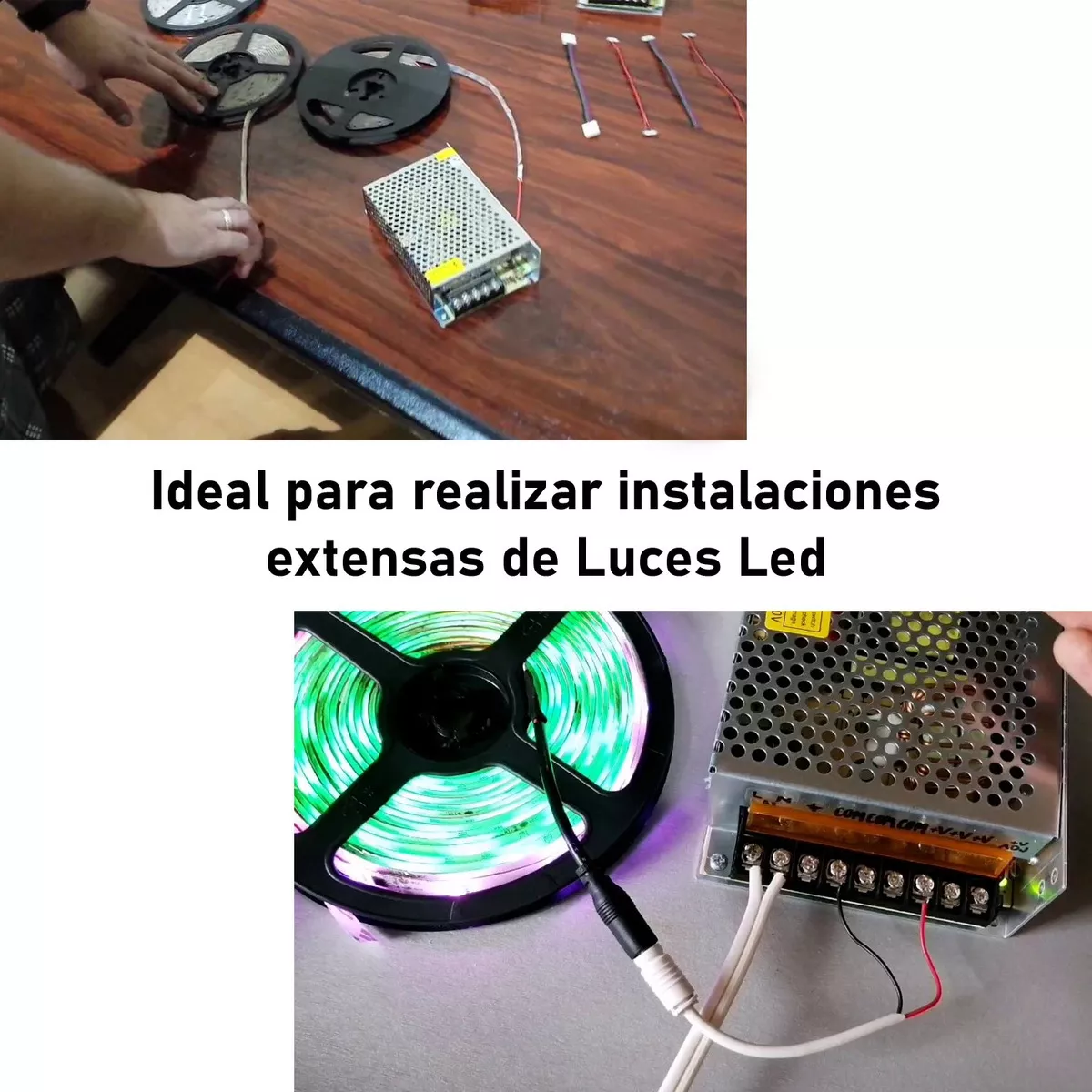FUENTE PODER 12V 20A 240W TRANSFORMADOR 220V CAMARAS CINTA - 5
