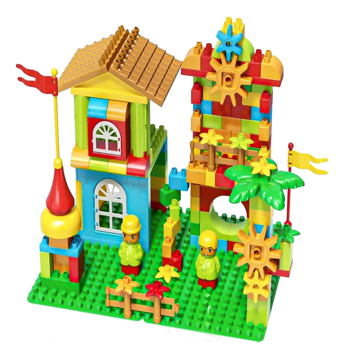 JUEGO ACADEMIA BLOQUES CONSTRUCCIÓN ESCUELA DIDÁCTICO 189PCS - 1