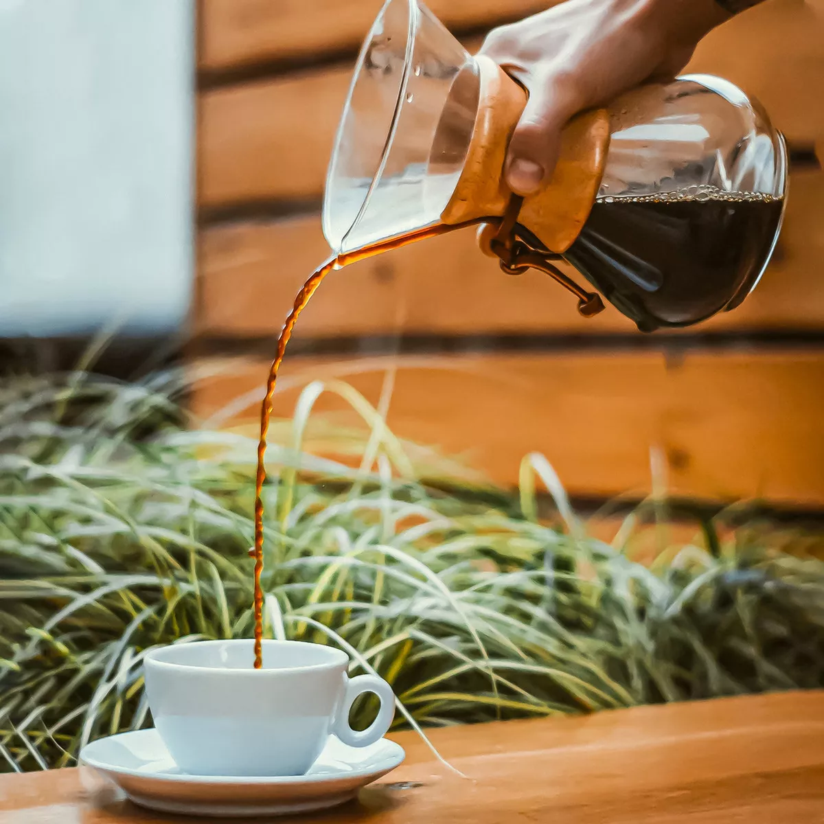 CAFETERA TIPO CHEMEX POUR OVER POR GOTEO VIDRIO PARA VERTER - 3