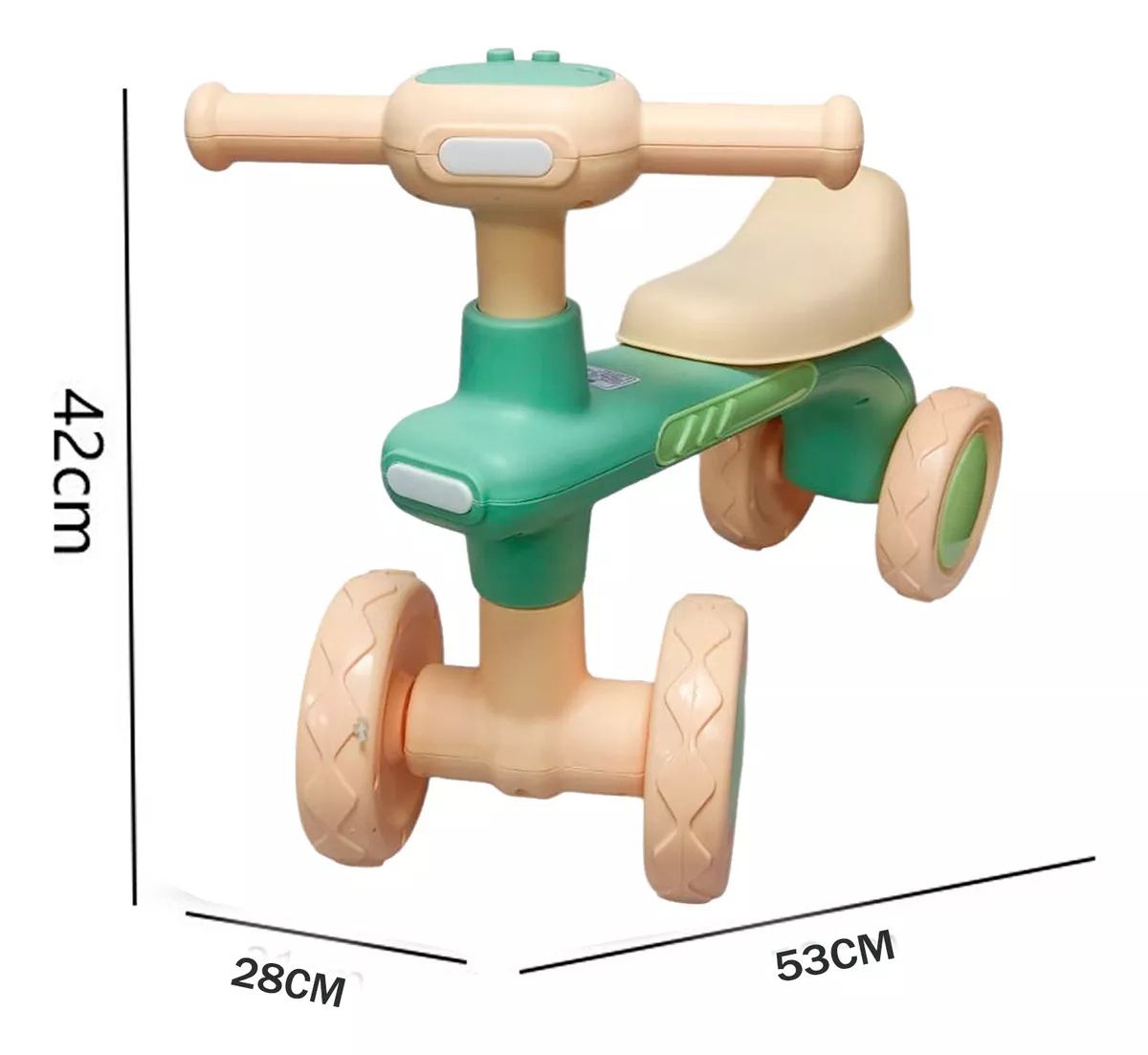 CORREPASILLO CAMINADORA EQUILIBRIO MUSICAL 4 RUEDAS INFANTIL - 2