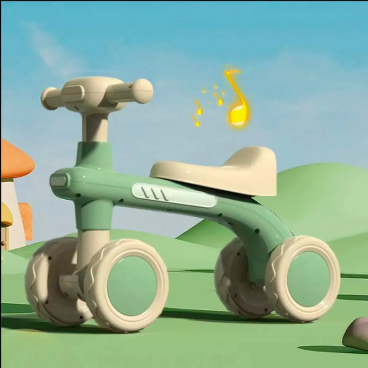 CORREPASILLO CAMINADORA EQUILIBRIO MUSICAL 4 RUEDAS INFANTIL - 5