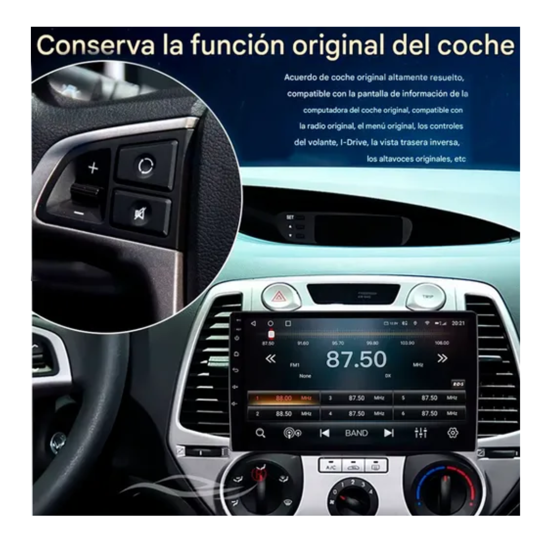 RADIO PANTALLA AUTO TACTIL 10.2 PULGADAS TV ANDROID 11.0 32GB GPS 2GB DE RAM WIFI DUAL BAND 2.4 Y 5G - 4