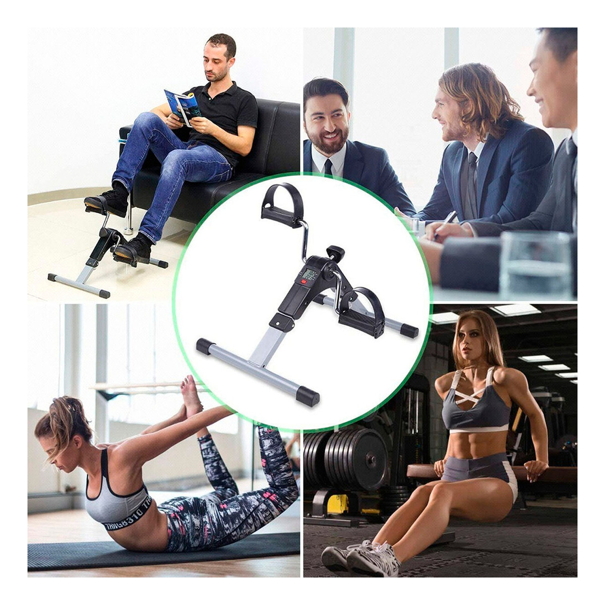 PEDALERA CON PANTALLA LCD REHABILITACION EJERCICIO PEDAL FIT - 4