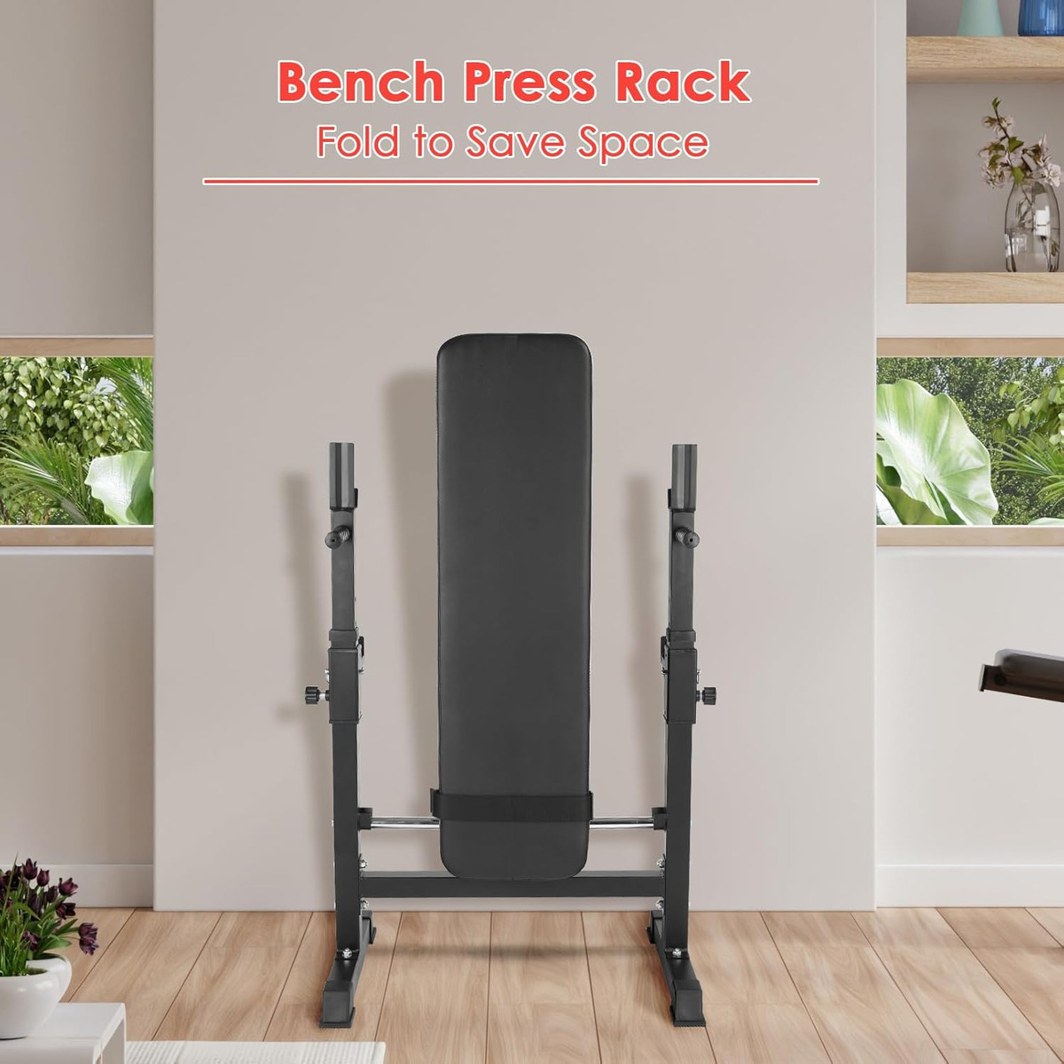 PRESS BANCA ABDOMINAL RECLINABLE RACK PESAS 5 NIVEL BOOMFIT - 6