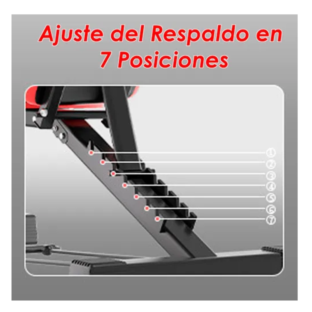 PRESS BANCA 7 NIVELES MULTIFUNCIONAL PLEGABLE 16EN1 - 3