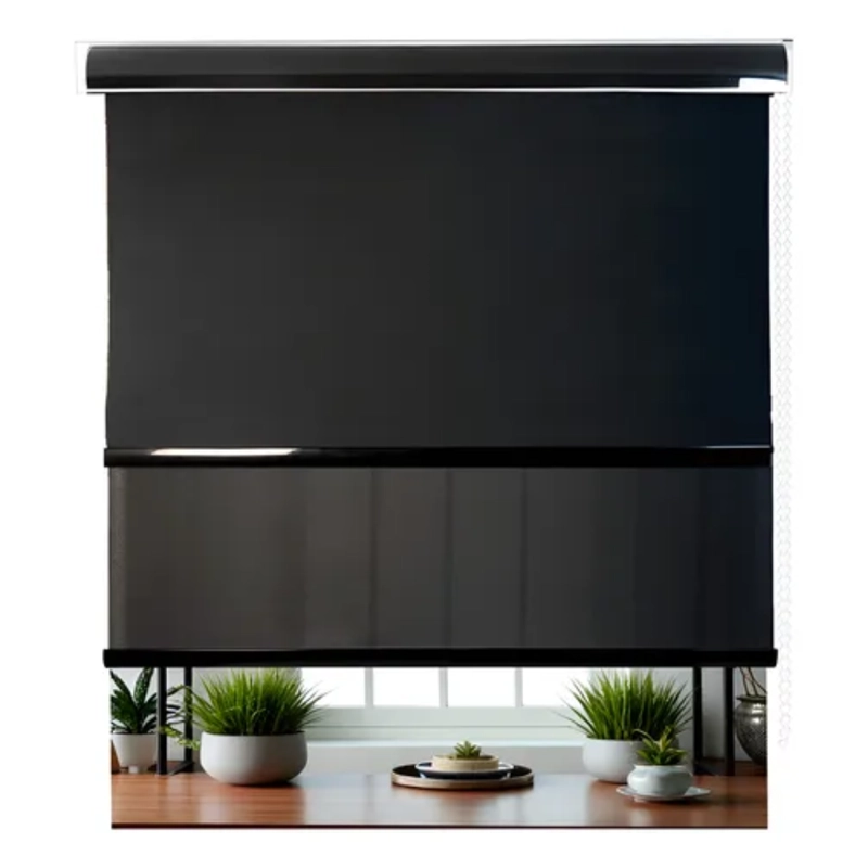 CORTINA ROLLER BLACKOUT DOBLE VISILLO CENEFA 120X200 - 3