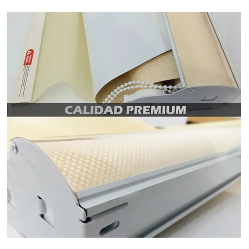 CORTINA ROLLER BLACKOUT DOBLE VISILLO CENEFA 120X200 - 8
