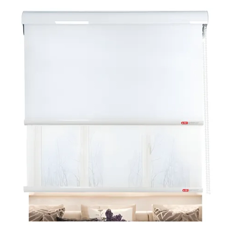 CORTINA ROLLER BLACKOUT DOBLE VISILLO CENEFA 120X200 - 11