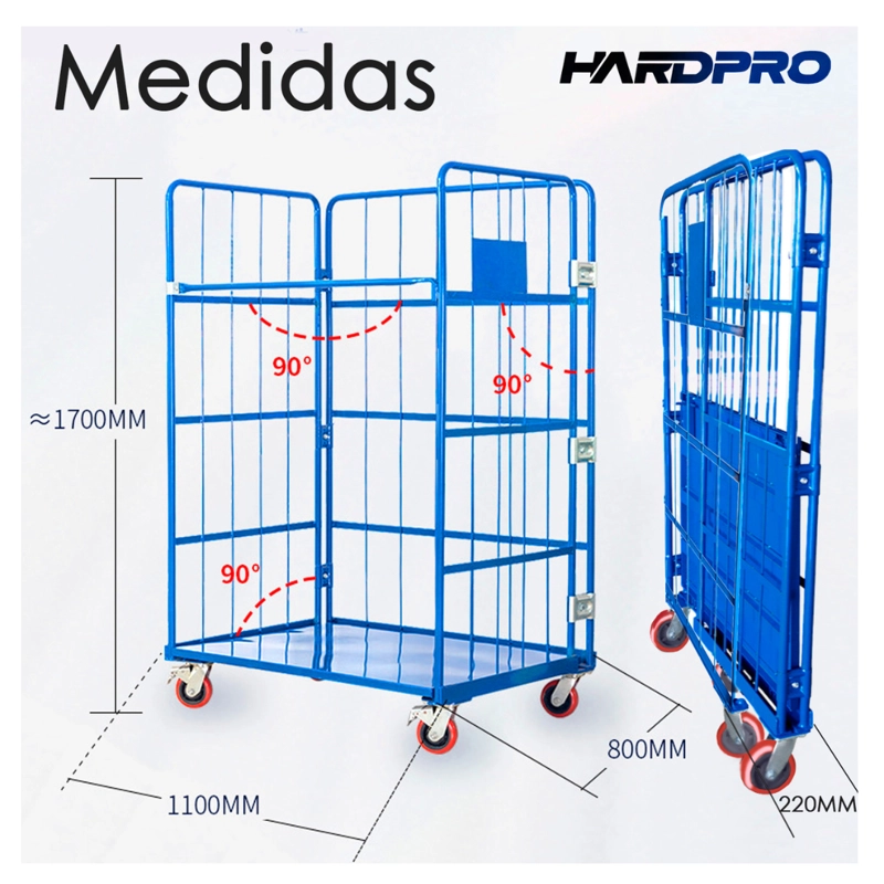CARRO PICKING PARA BODEGA PLEGABLE ACERO 500KG - 4