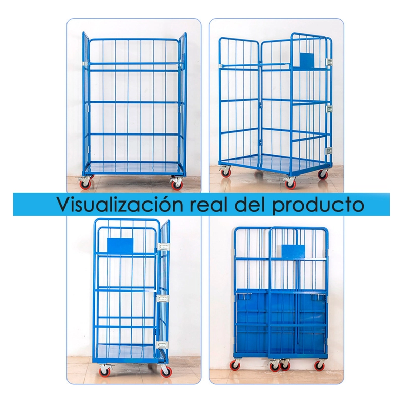 CARRO PICKING PARA BODEGA PLEGABLE ACERO 500KG - 5