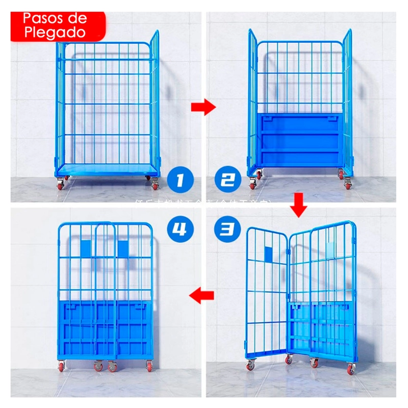 CARRO PICKING PARA BODEGA PLEGABLE ACERO 500KG - 9