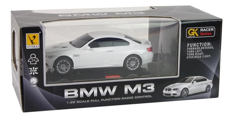AUTO CONTROL REMOTO BMW M3 1:18 LUCES DEPORTIVO RECARGABLE - 10