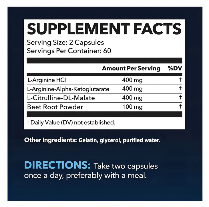 L ARGININA L ARGININE SUPLEMENTO ALIMENTICIO - 2