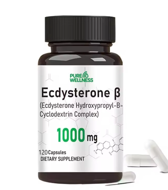 ECDISTERONA B METABOLISMO QUEMADOR GRASA GANA MUSCULO 120CAPS - 1