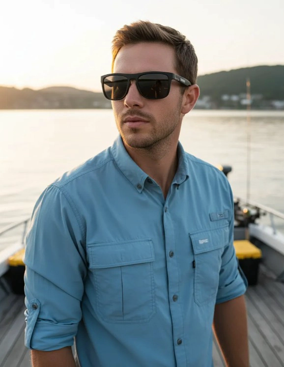 LENTES GAFAS DE SOL RAPALA NEGROS BLACK SMOKE PESCA MATTE NEGRO - 3