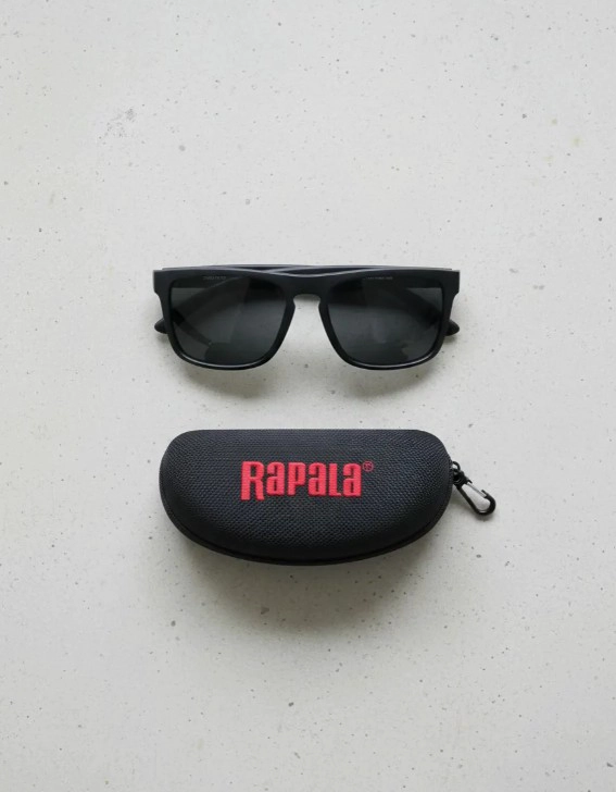 LENTES GAFAS DE SOL RAPALA NEGROS BLACK SMOKE PESCA MATTE NEGRO - 4