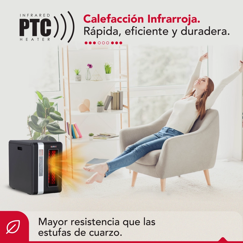 ESTUFA INFRARROJA THORBEN 1500 W 2 EN 1 THOR MINI - 3