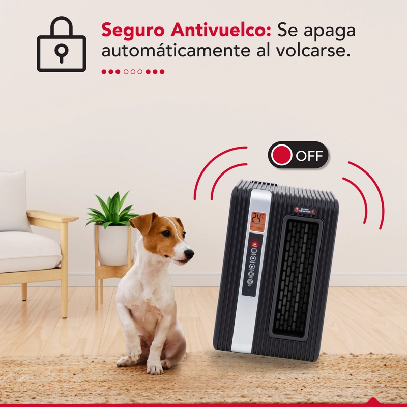 ESTUFA INFRARROJA THORBEN 1500 W 2 EN 1 THOR MINI - 6