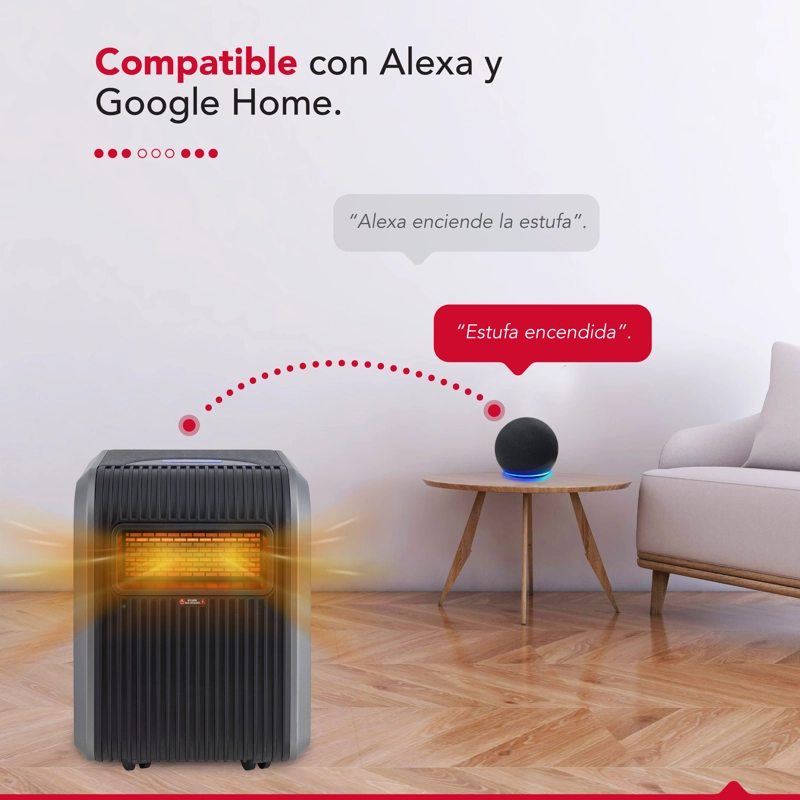 ESTUFA INFRARROJA 3 EN 1 THOR 1500 WIFI | Hasta 60 m² - 8
