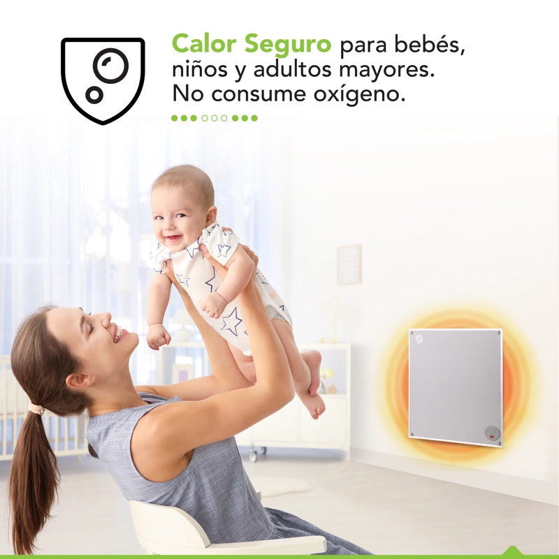 PANEL CALEFACTOR 370 W BAJO CONSUSMO | Hasta 10 m² - 4