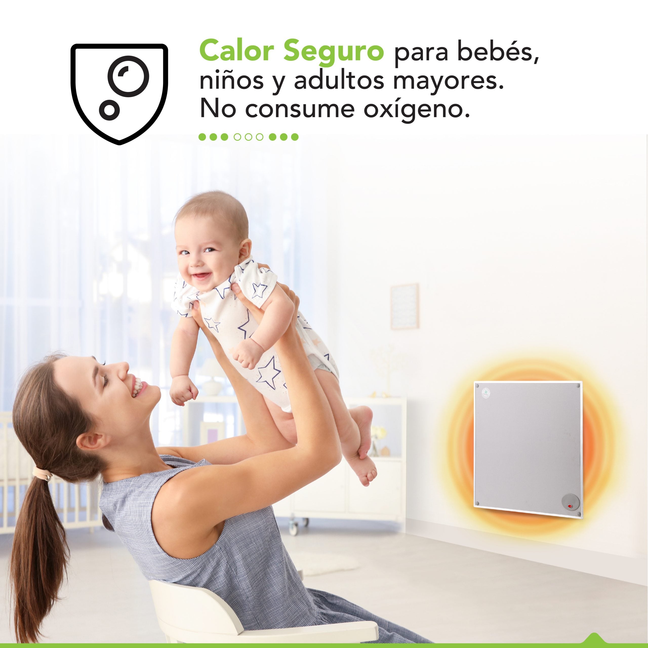 PANEL CALEFACTOR 370 W BAJO CONSUSMO | Hasta 10 m² - 5