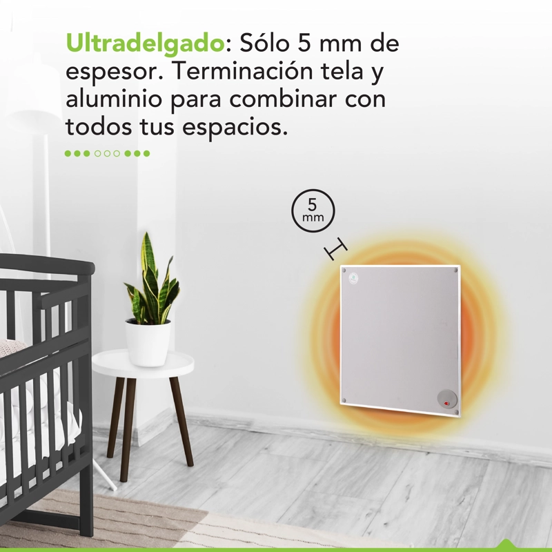PANEL CALEFACTOR 370 W BAJO CONSUSMO | Hasta 10 m² - 7
