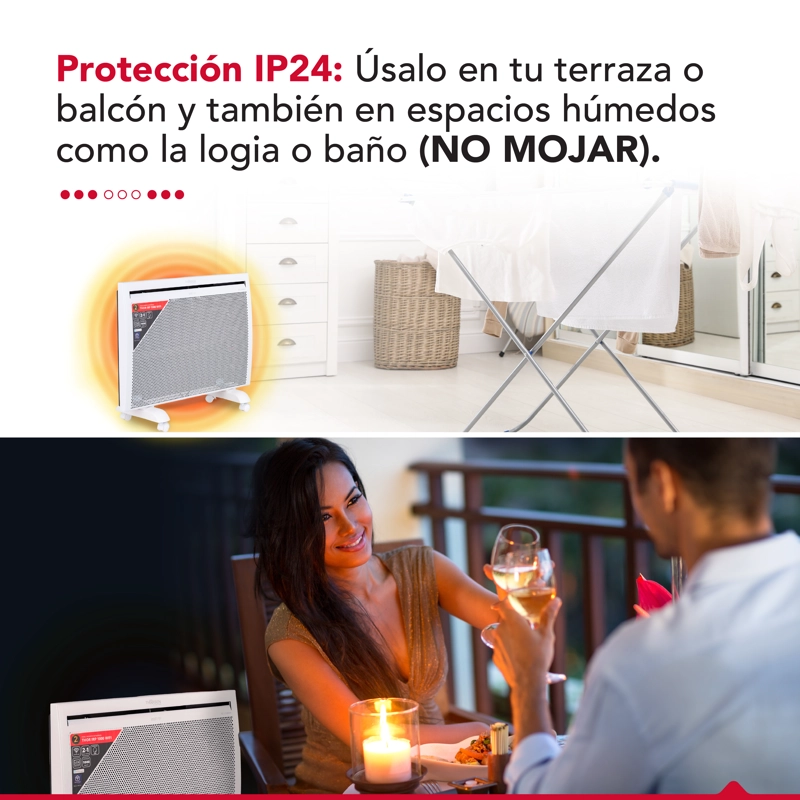 Panel Electrico con Ruedas Wifi Thor IRP 1000W hasta 30 m2 - 5