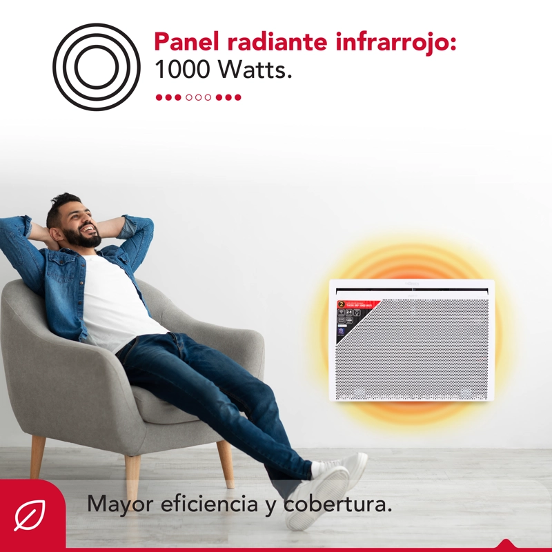 Panel Electrico con Ruedas Wifi Thor IRP 1000W hasta 30 m2 - 6